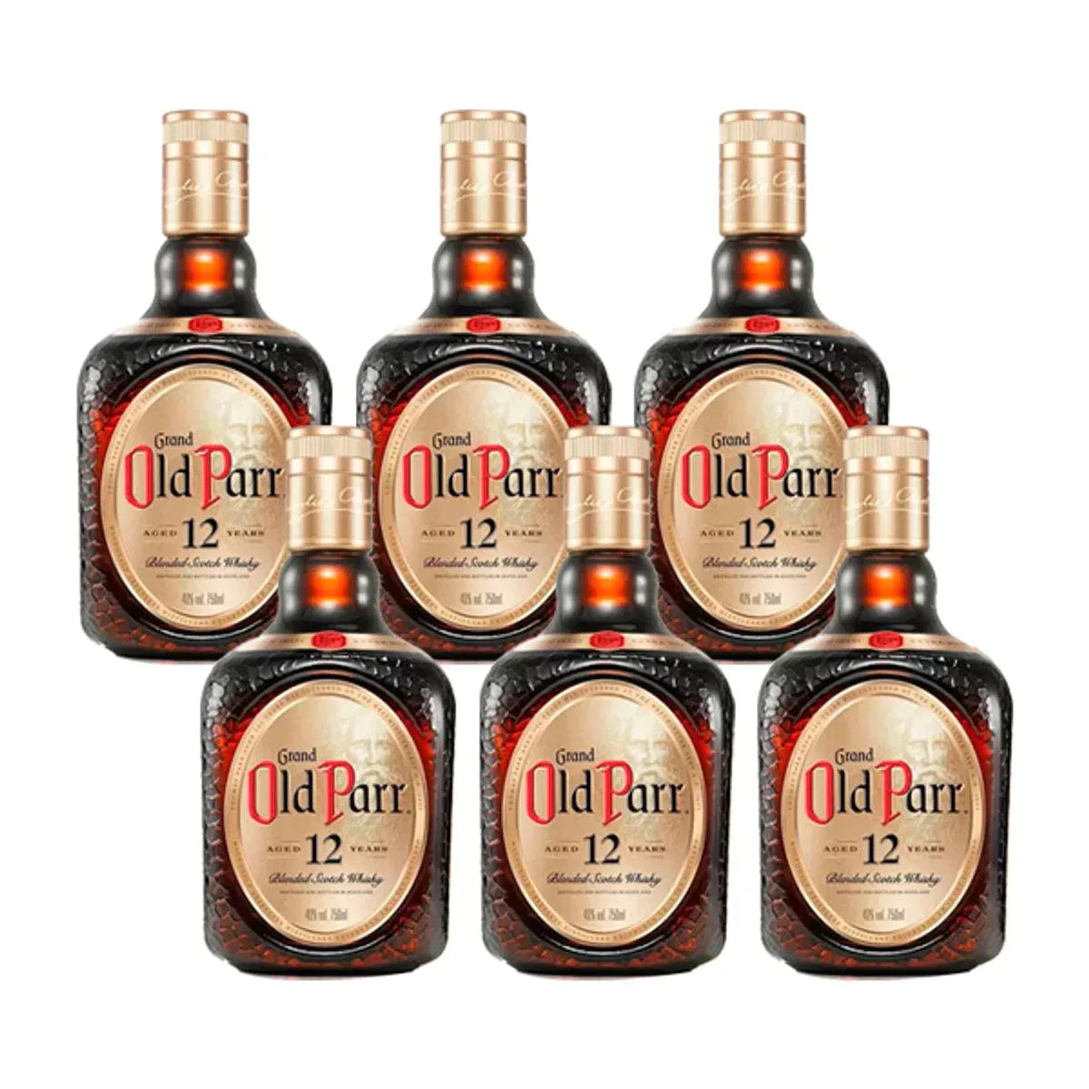Combo Whisky Old Parr 1L - 6 UNIDADES