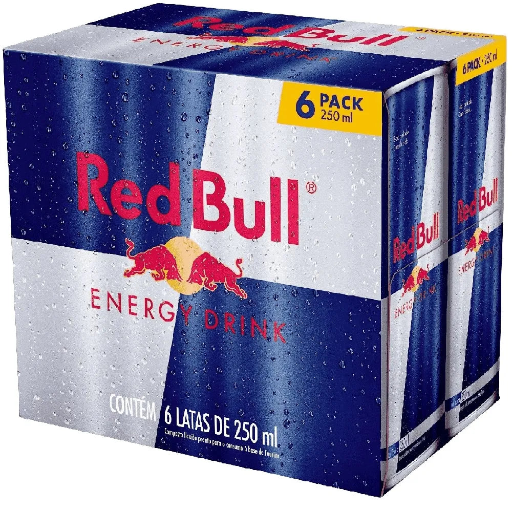 Energético Red Bull Energy Drink 250ml 6 UNIDADES