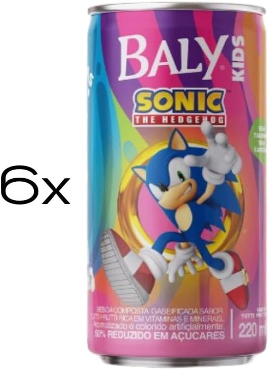 Baly Kids Tutti- Frutti Lata 220ml Com 6 unidades