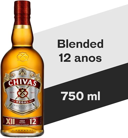 Whisky Chivas Regal 12 Anos, 1L