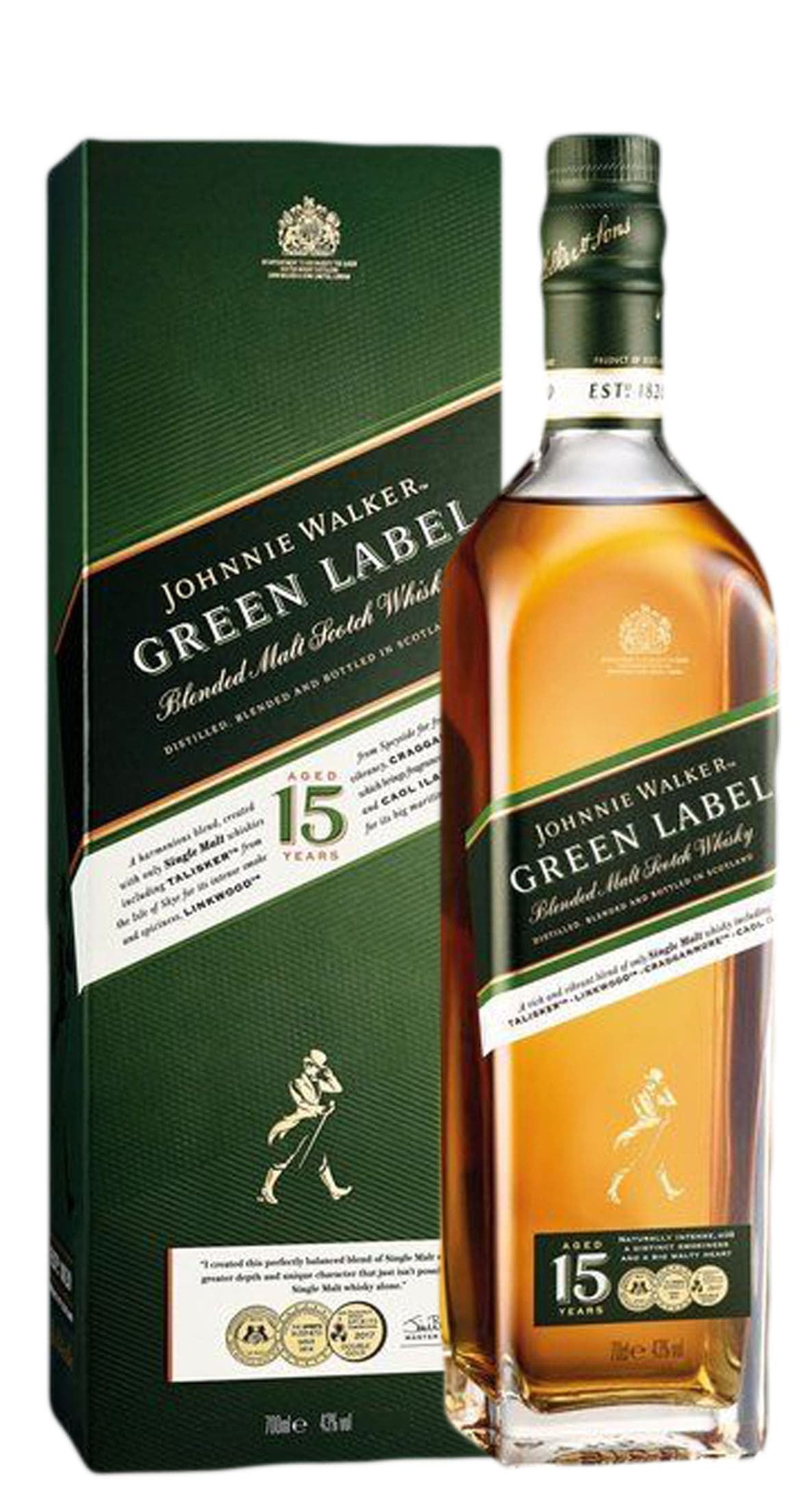 Kit Johnnie Walker Gold Label + Blue Label + Green Label