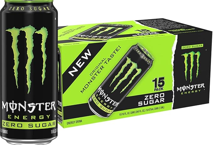 Monster Energy Zero açúcar 473 ml 15 UNIDADES