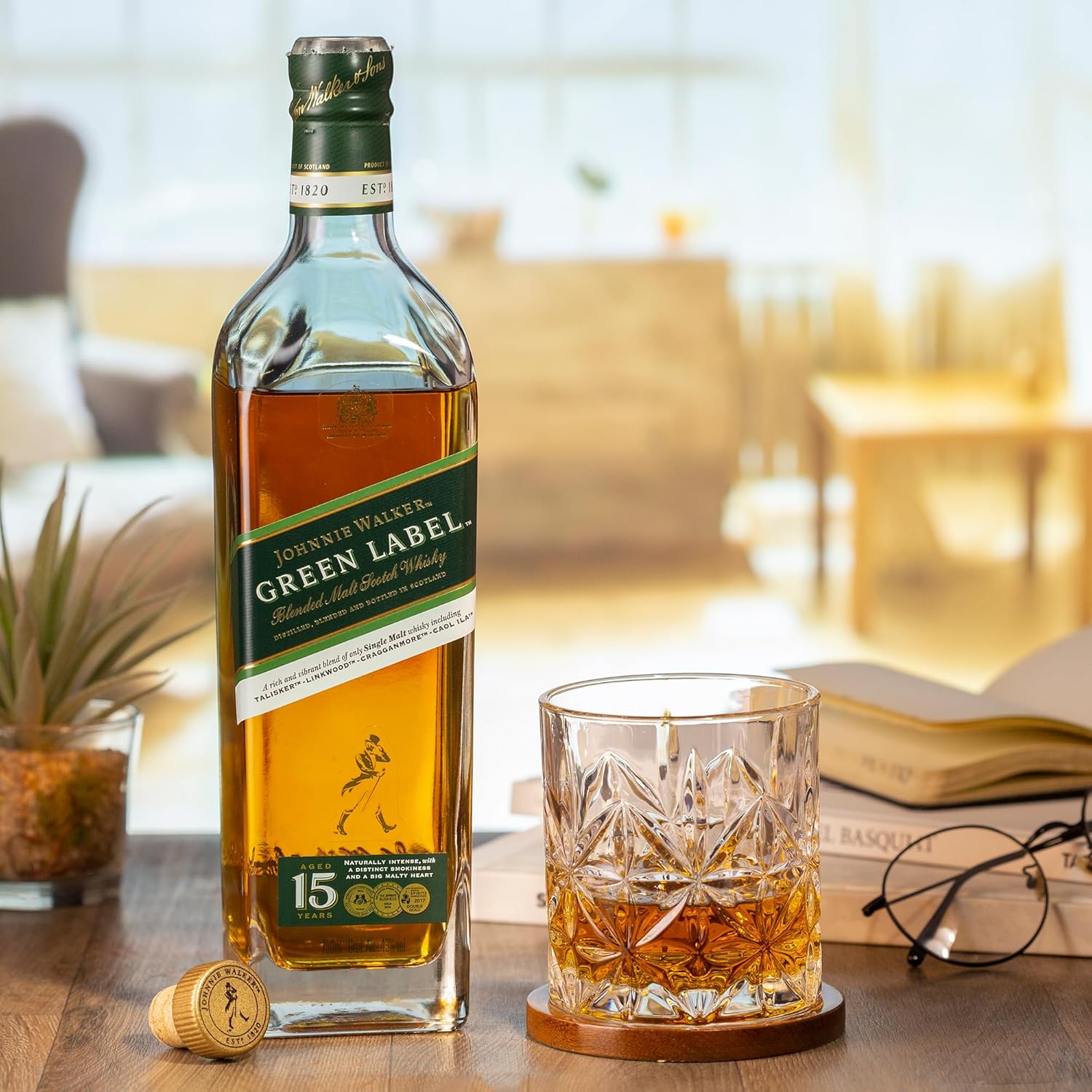 Whisky Johnnie Walker Green Label 750ml