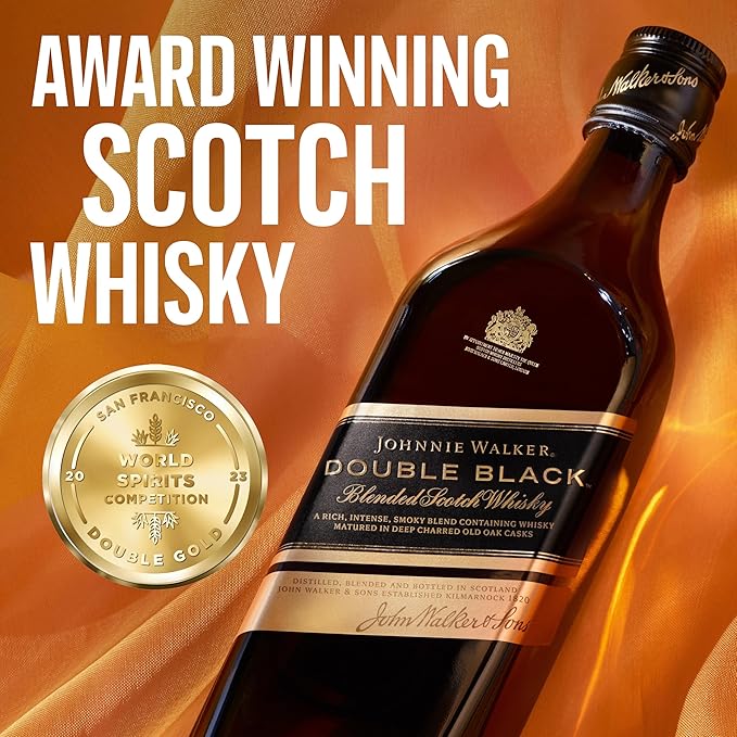 Whisky Johnnie Walker - Double Black 1L 12 unidades