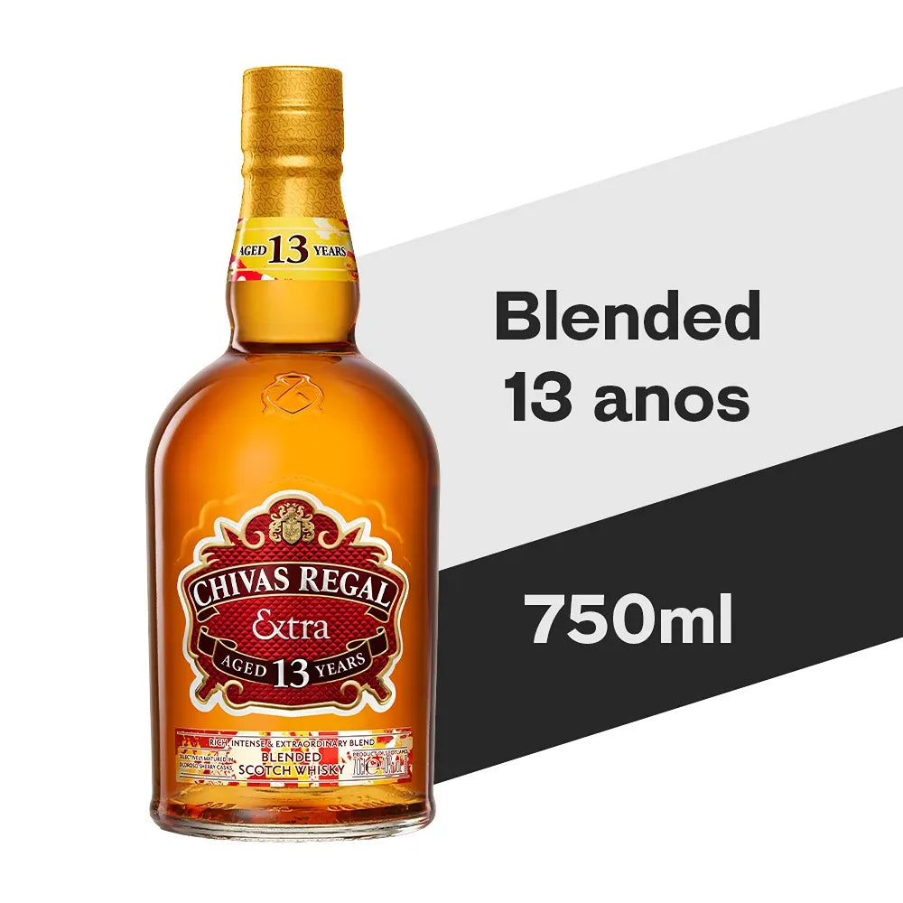 Whisky Chivas Regal Extra 13 anos Escocês 750 ml