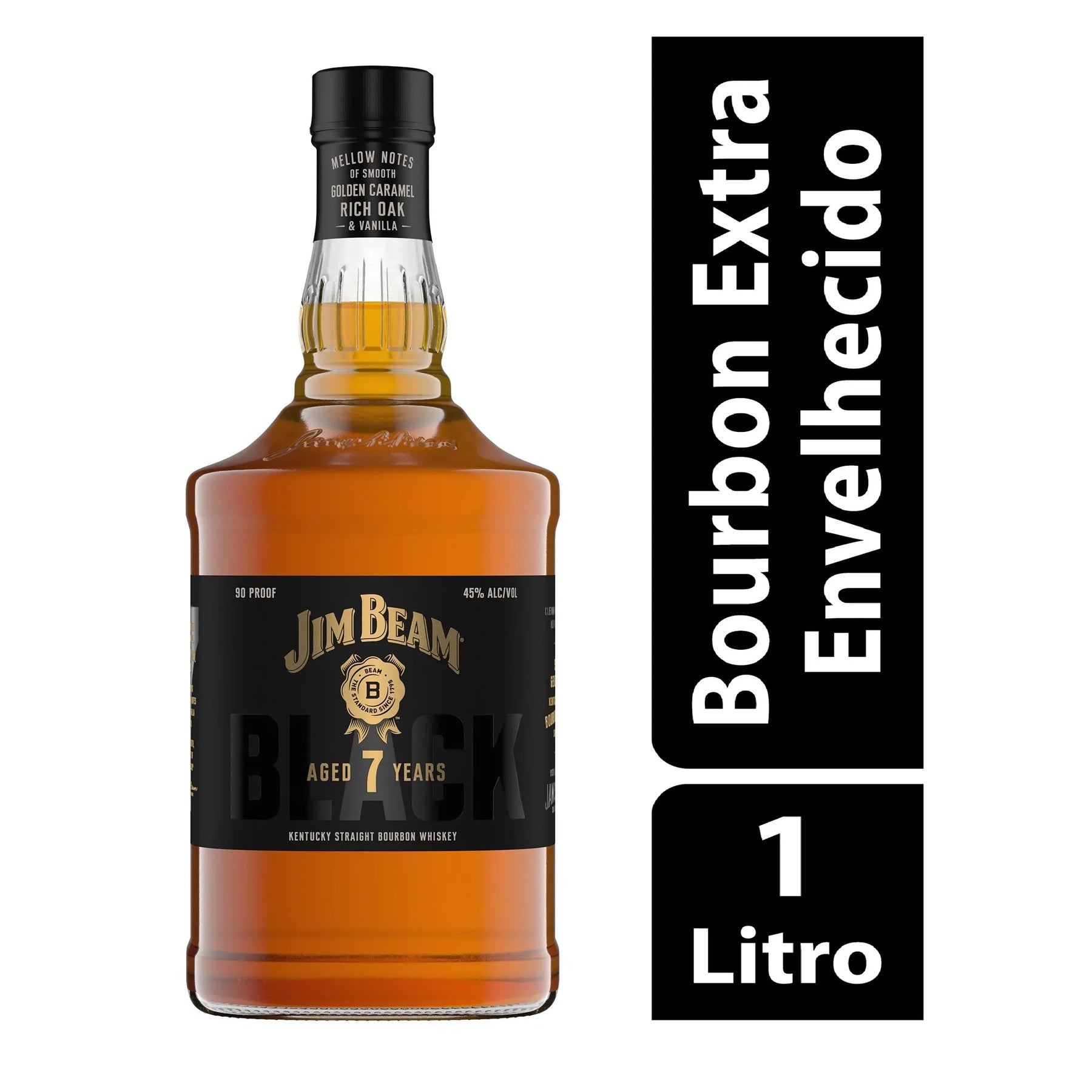 Jim Beam Whisky Black Bourbon 1L