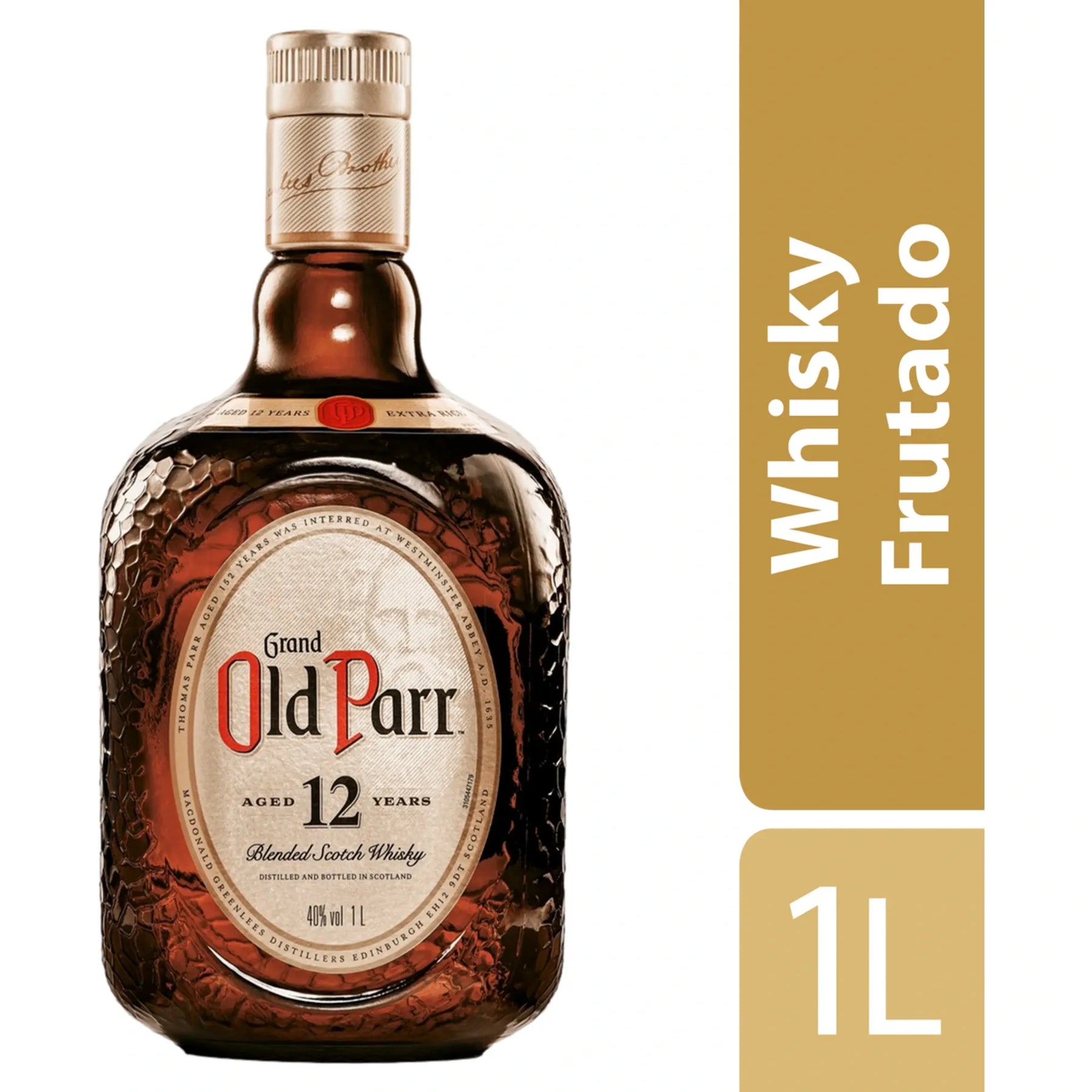 WHISKY OLD PARR 1L + JW GOLD LABEL 750ML