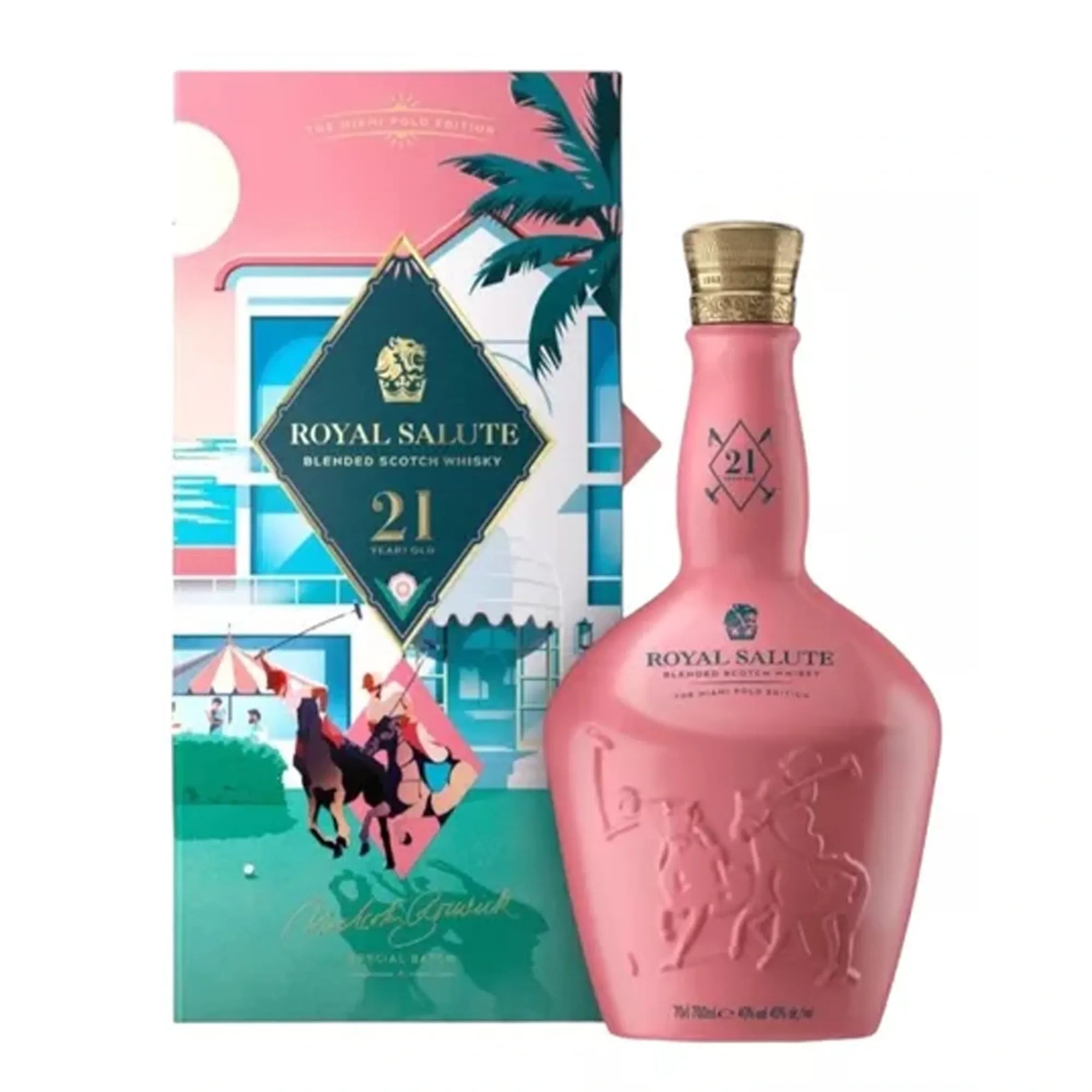 Whisky Royal Salute The Polo Edition Miami 700ml