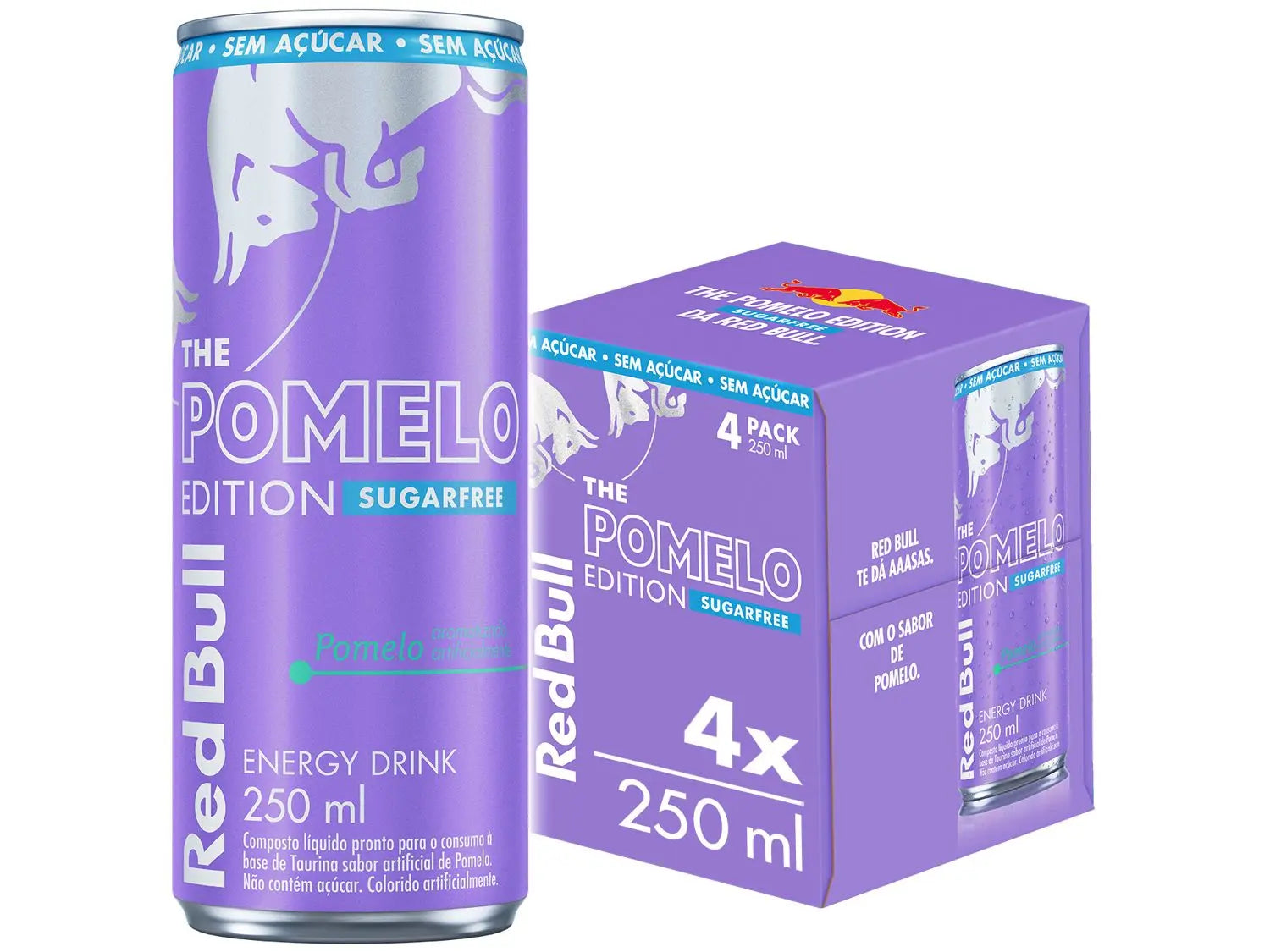 Energético Red Bull Energy Drink Pomelo Edition Sugarfree 250ml 6 UNIDADES