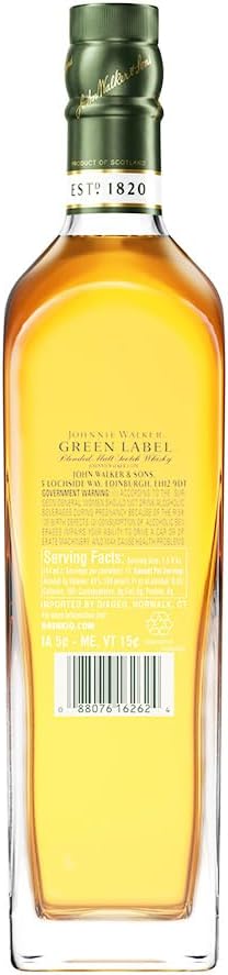 Whisky Johnnie Walker Green Label 750ml