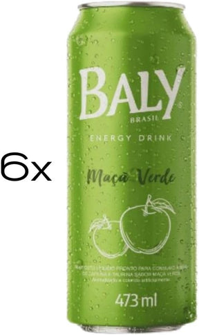 Energético Baly Maçã Verde Pack 6unx473ml