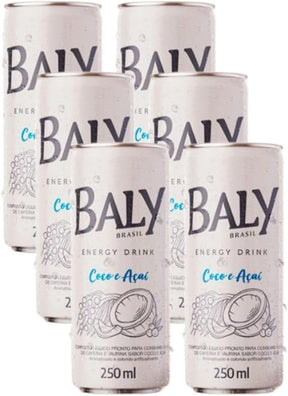 Energético Baly Coco & Açaí Pack 6unx250ml