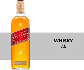 Kit Whisky Johnnie Walker Red Label 1L - 6 Garrafas