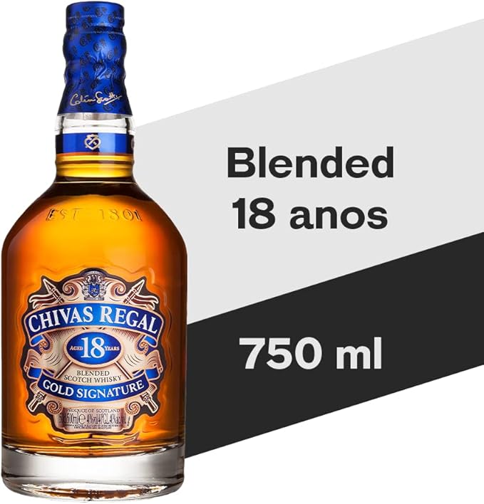 Whisky Chivas Regal 18 Anos, 750ML