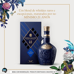 Whisky Royal Salute 21 anos Azul Saphire 700ml