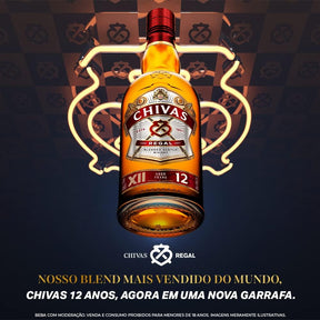 Whisky Chivas Regal 12 Anos, 1L