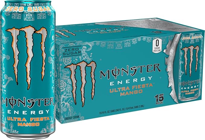 Monster Energy Ultra Fiesta Mango 473 ml 15 UNIDADES