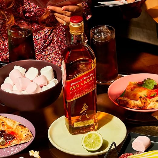 Kit Whisky Johnnie Walker Red Label 1L - 6 Garrafas