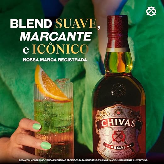 Whisky Chivas Regal 12 Anos, 1L