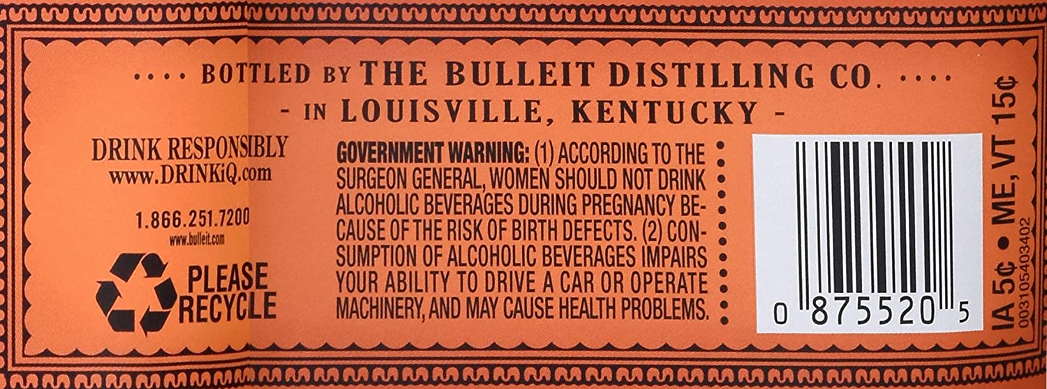 Whisky Bulleit Bourbon 750ml