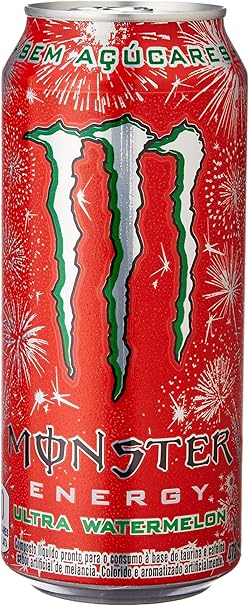 Pack de MONSTER ULTRA WATERMELON LT 473ML - 6 unidades
