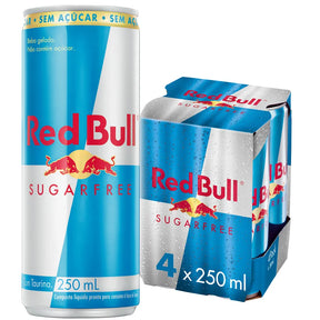 Energético Red Bull Energy Drink Sugarfree 250ml 6 UNIDADES