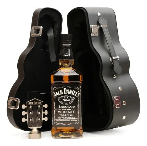 Whisky Jack Daniel's Guitar Case Couro Ed Limitada 700ml