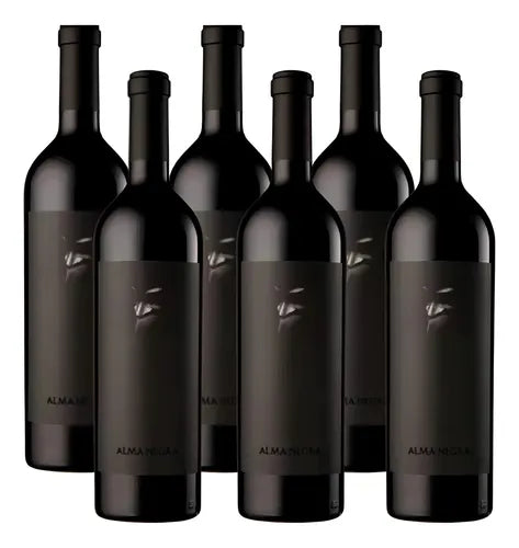 Kit 6 Vinho Alma Negra Mistério - Argentina 750 ml