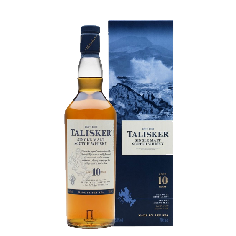 Whisky Talisker 10 Anos, 750ml