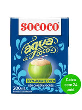Água de Coco Sococo 200ml - Caixa com 190 Unidades