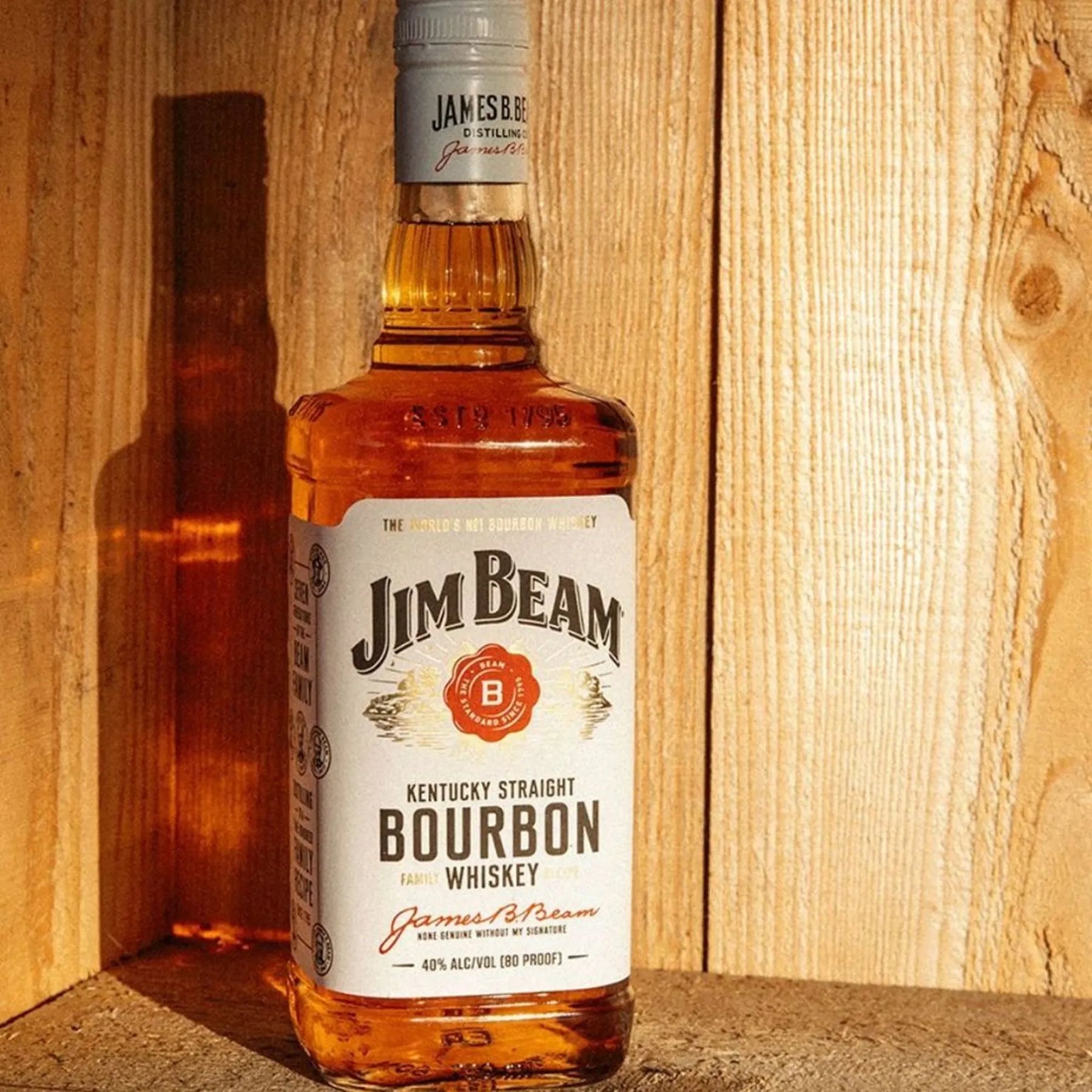 Whisky Jim Beam White, Bourbon, 1L